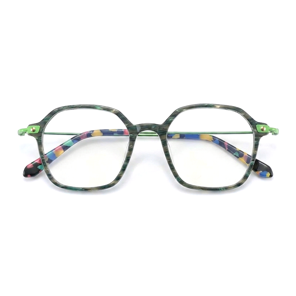 Vintage Square Titanium Optical Frames