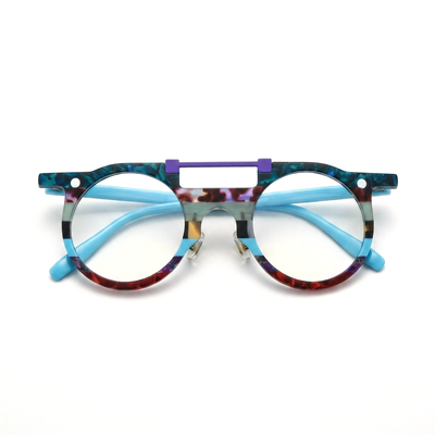 Women's Polarized Round Sunglasses – Acetate Frame