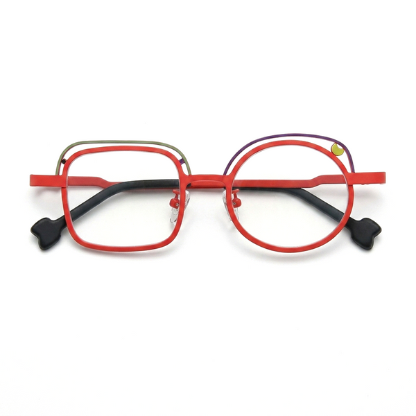 Titanium Optical Eyeglass Frames – Lightweight Square Design
