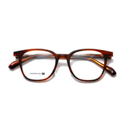 Small Square Acetate Optical Glasses Frame – Retro Tortoiseshell & Transparent Unisex