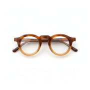 Retro Round Acetate Eyeglasses - Unisex Optical Prescription Frames