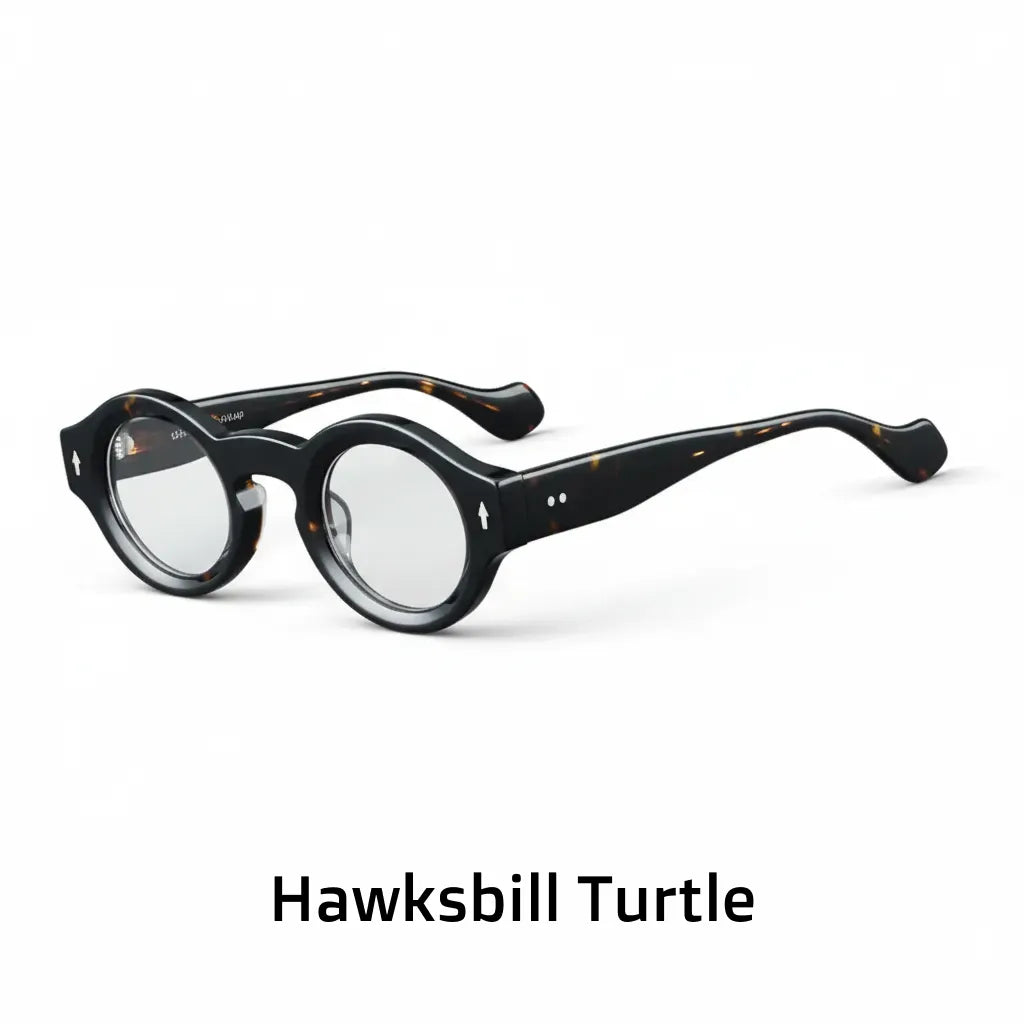 Retro Round Optical Eyeglass Frame - Unisex Prescription Glasses