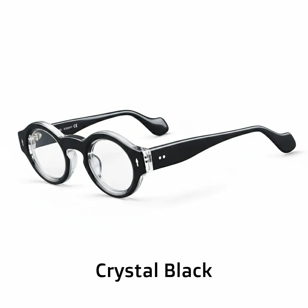 Retro Round Optical Eyeglass Frame - Unisex Prescription Glasses