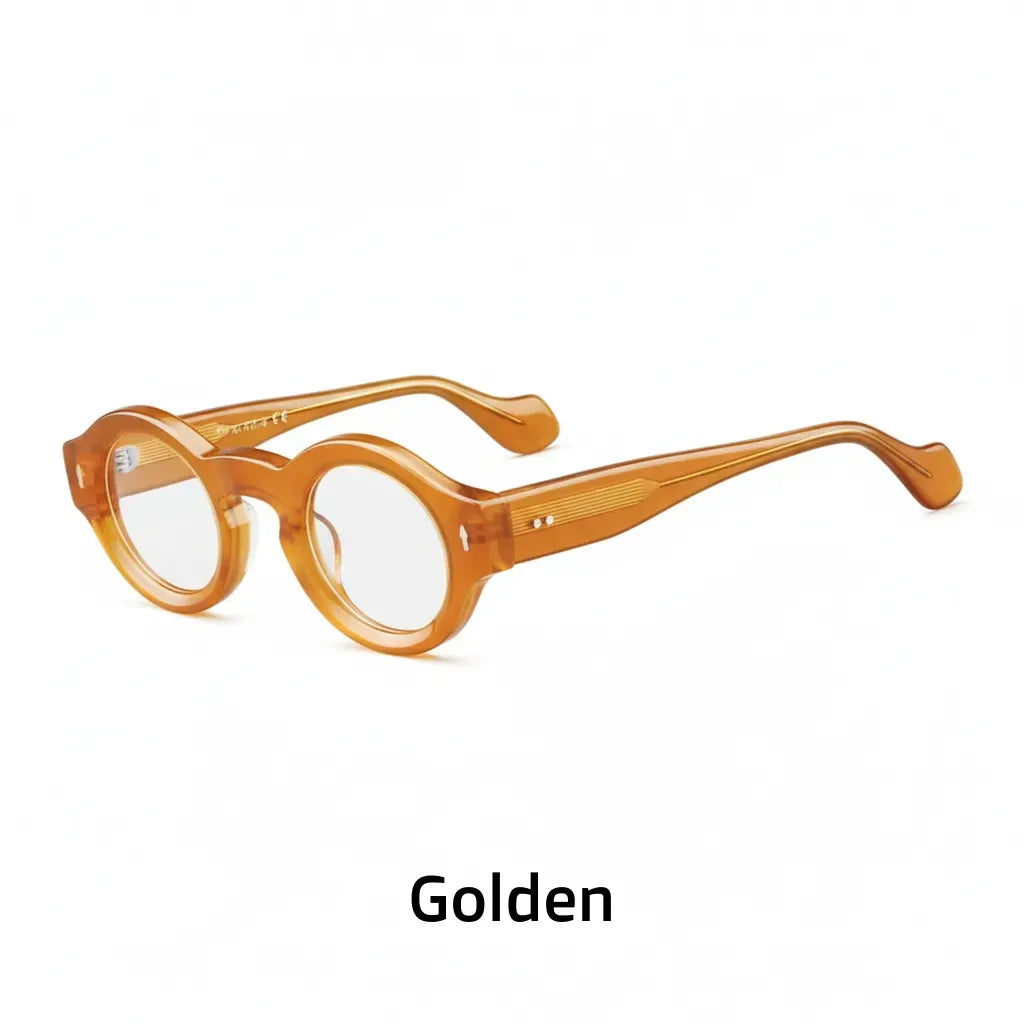 Retro Round Optical Eyeglass Frame - Unisex Prescription Glasses