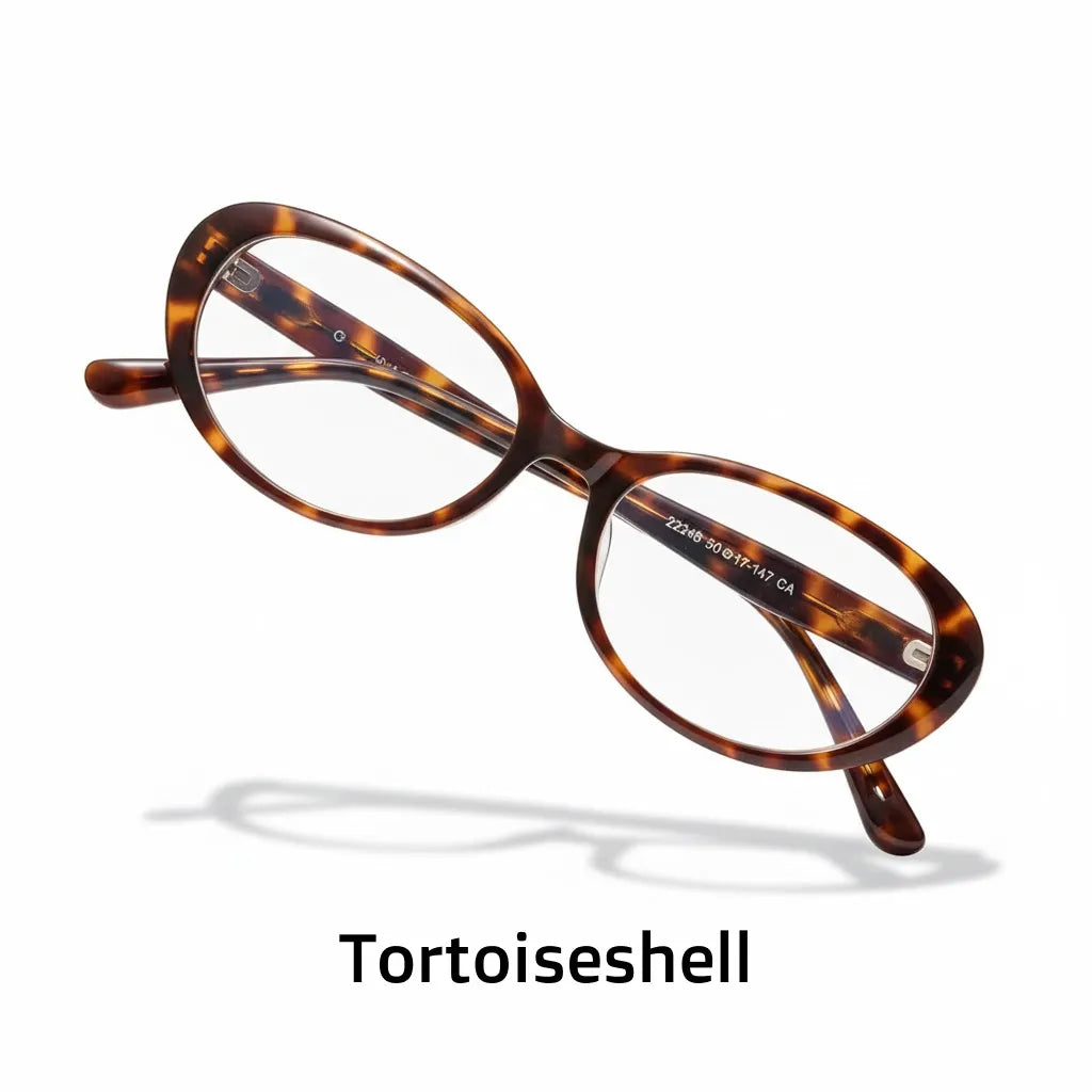 TR90 Ultra-Light Oval Optical Glasses Frame for Women