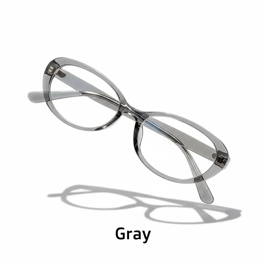 TR90 Ultra-Light Oval Optical Glasses Frame for Women
