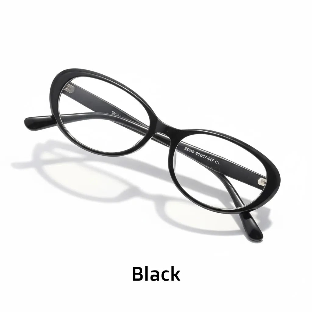 TR90 Ultra-Light Oval Optical Glasses Frame for Women