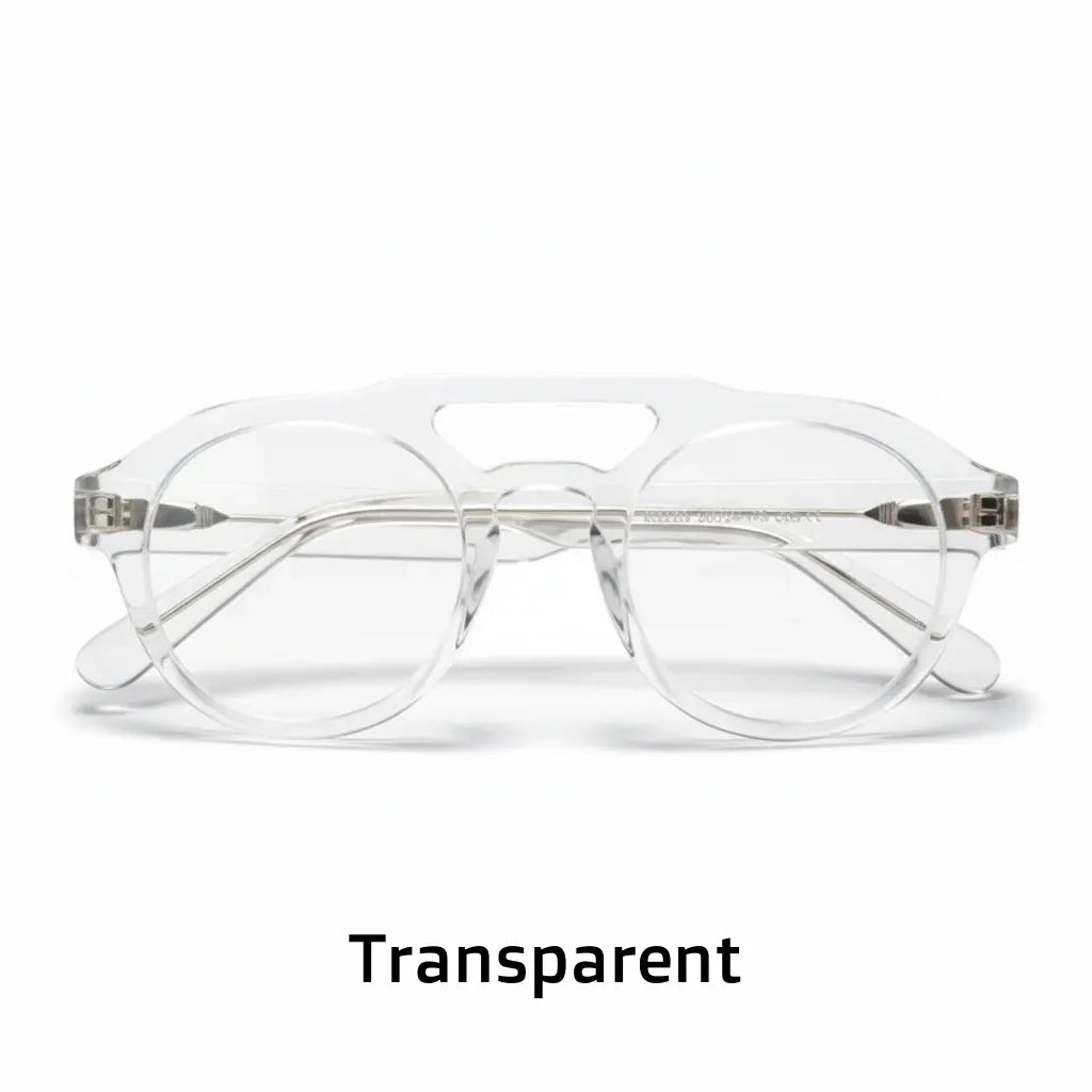 Double Beam Acetate Eyeglasses - Retro Optical Frames Model 2239
