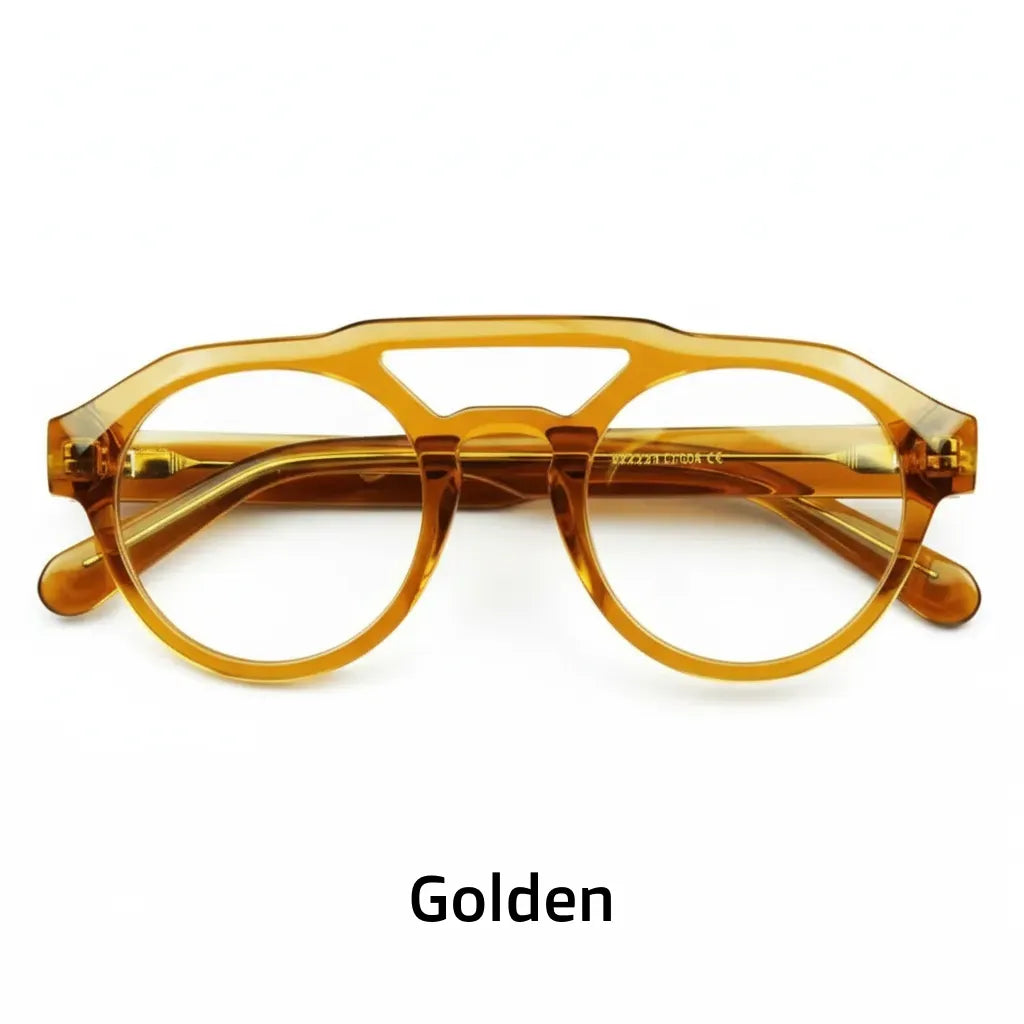 Double Beam Acetate Eyeglasses - Retro Optical Frames Model 2239