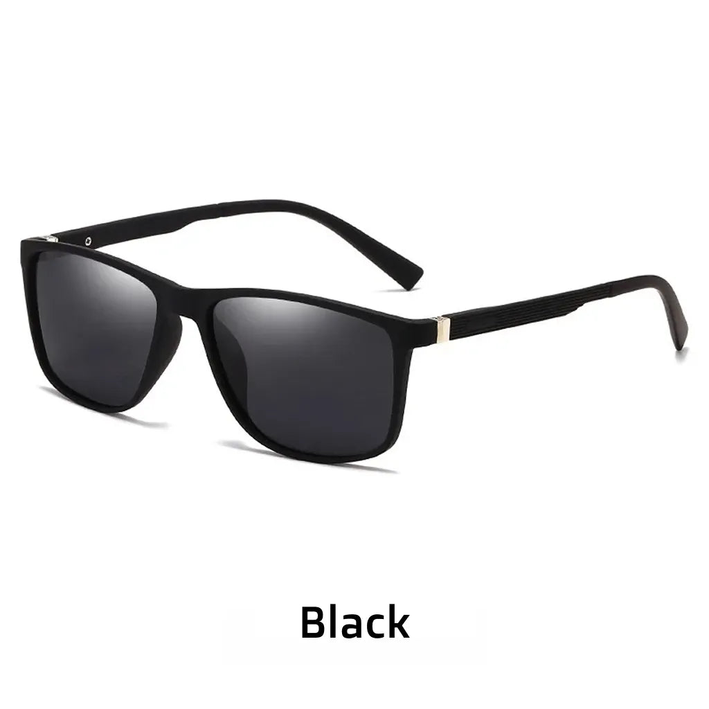 Ultra Light Boxy Polarized Sunglasses - Retro Style for Fishing & Driving