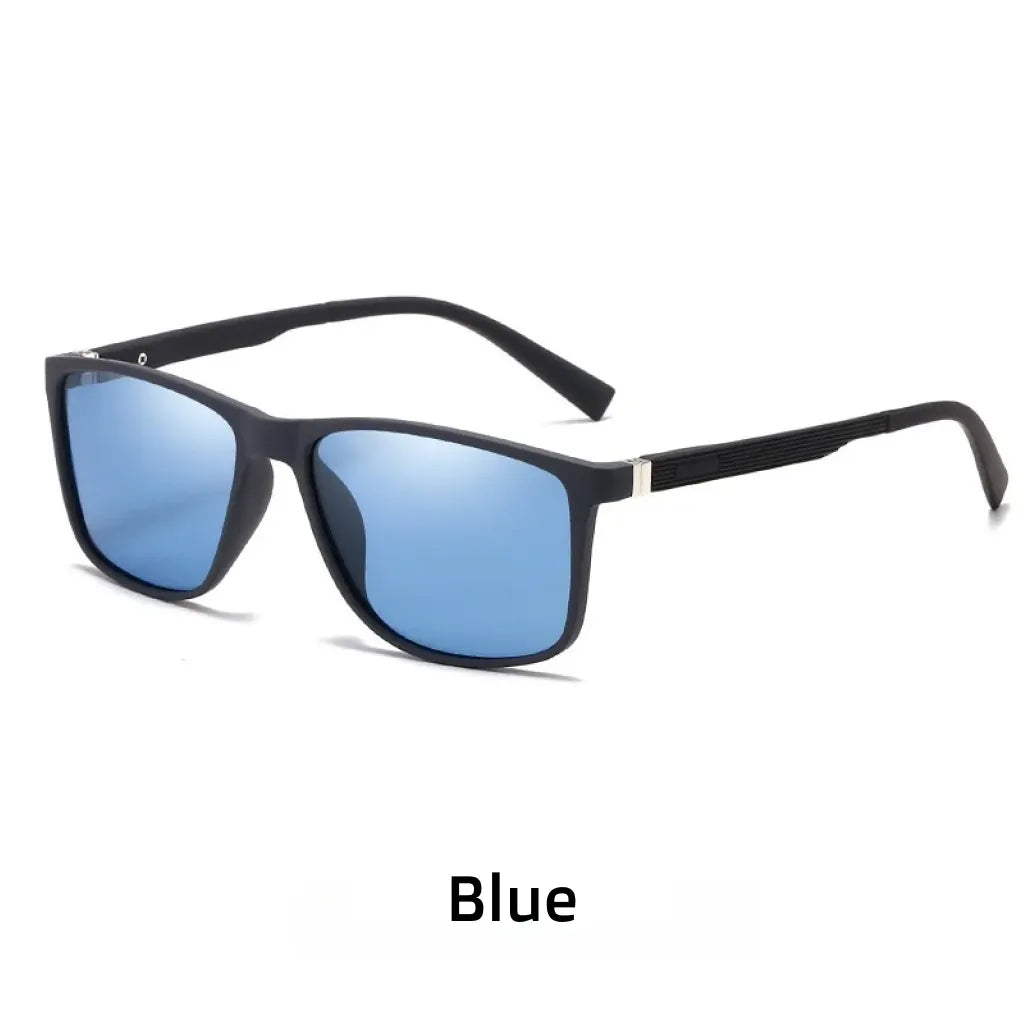 Ultra Light Boxy Polarized Sunglasses - Retro Style for Fishing & Driving