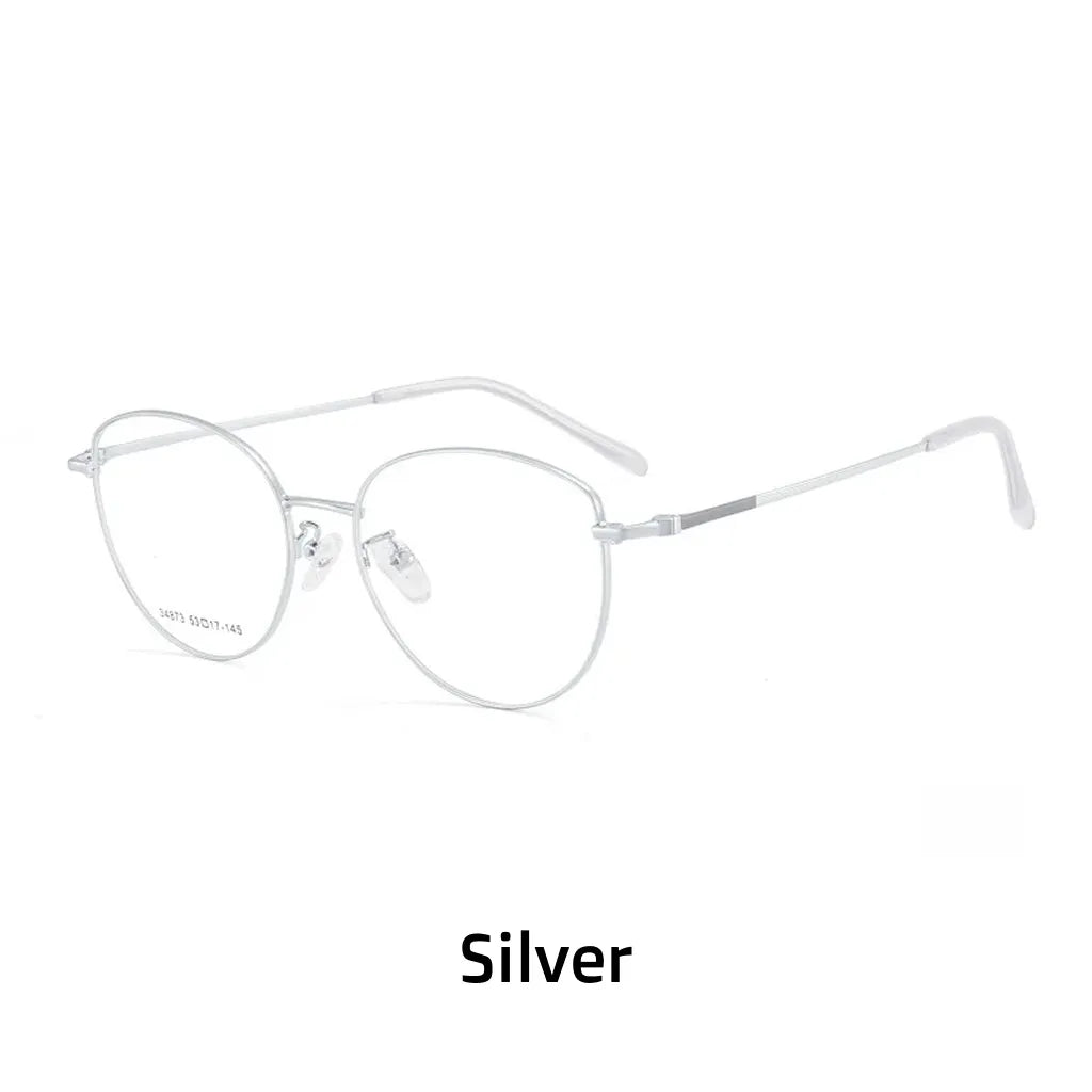 Metal Cat Eye Prescription Glasses - Ultra Light Optical Frames