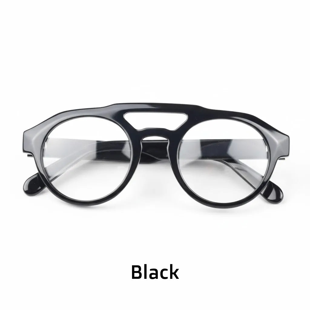 Double Beam Acetate Eyeglasses - Retro Optical Frames Model 2239