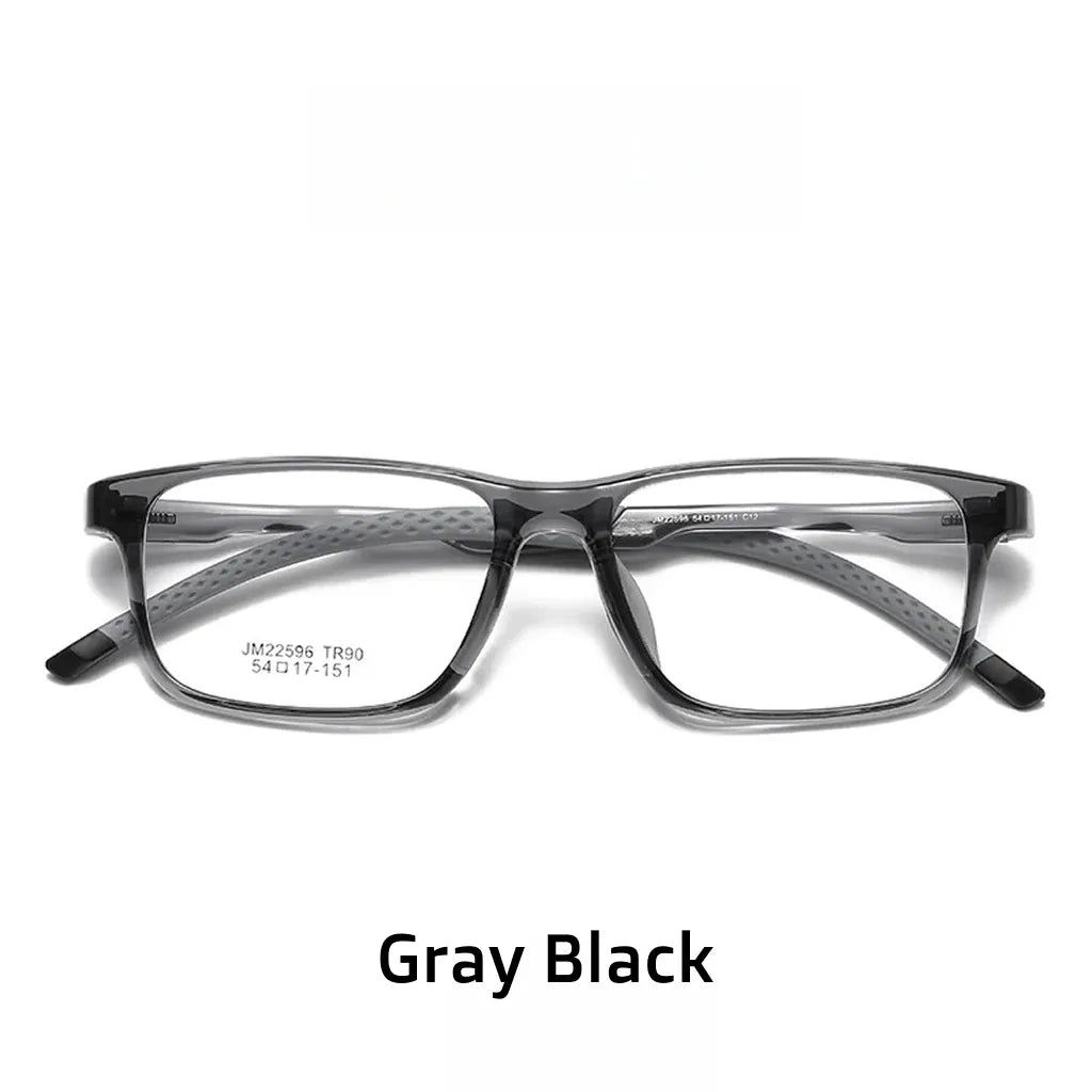 Ultra Light TR90 Retro Square Eyeglass Frame - Optical Prescription