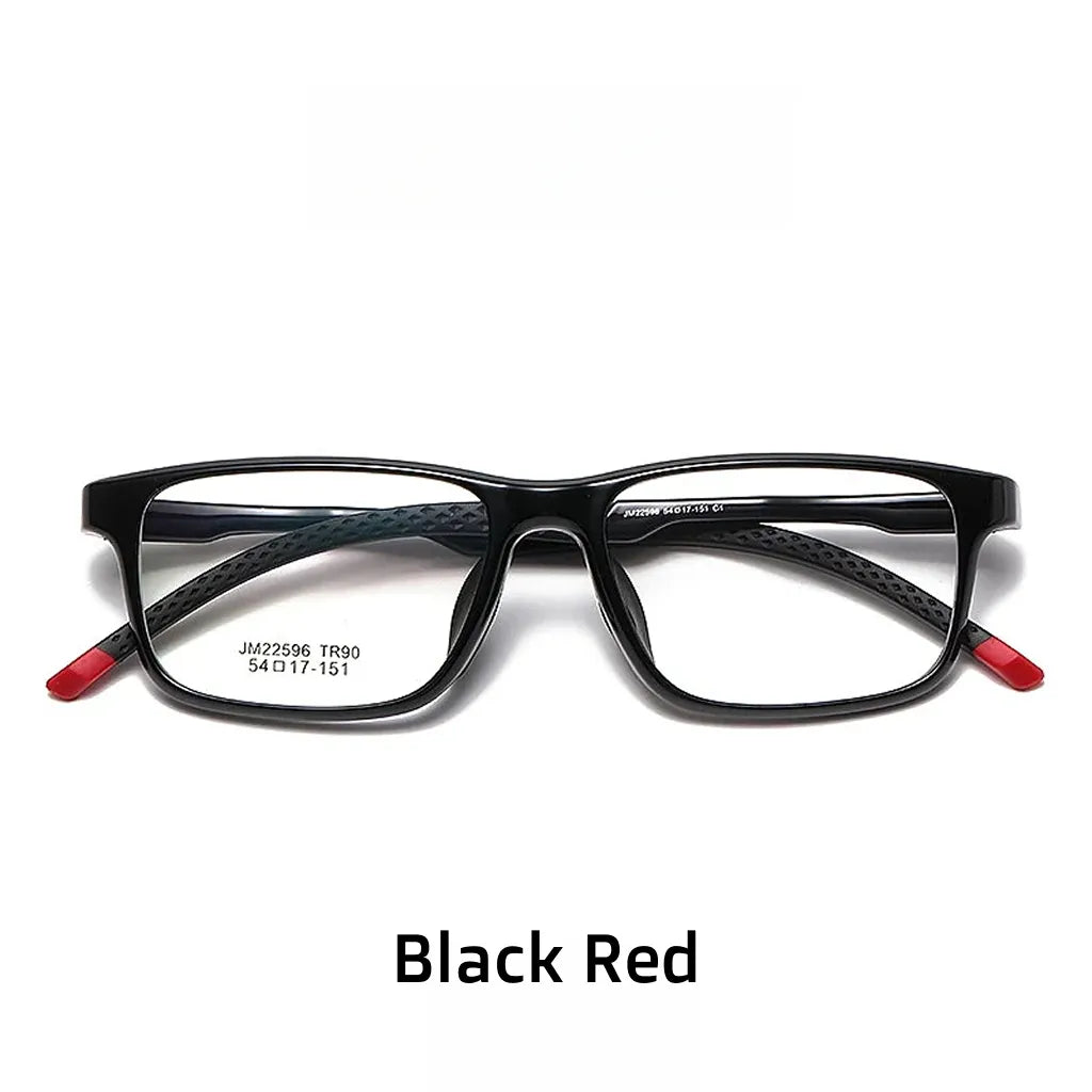 Ultra Light TR90 Retro Square Eyeglass Frame - Optical Prescription