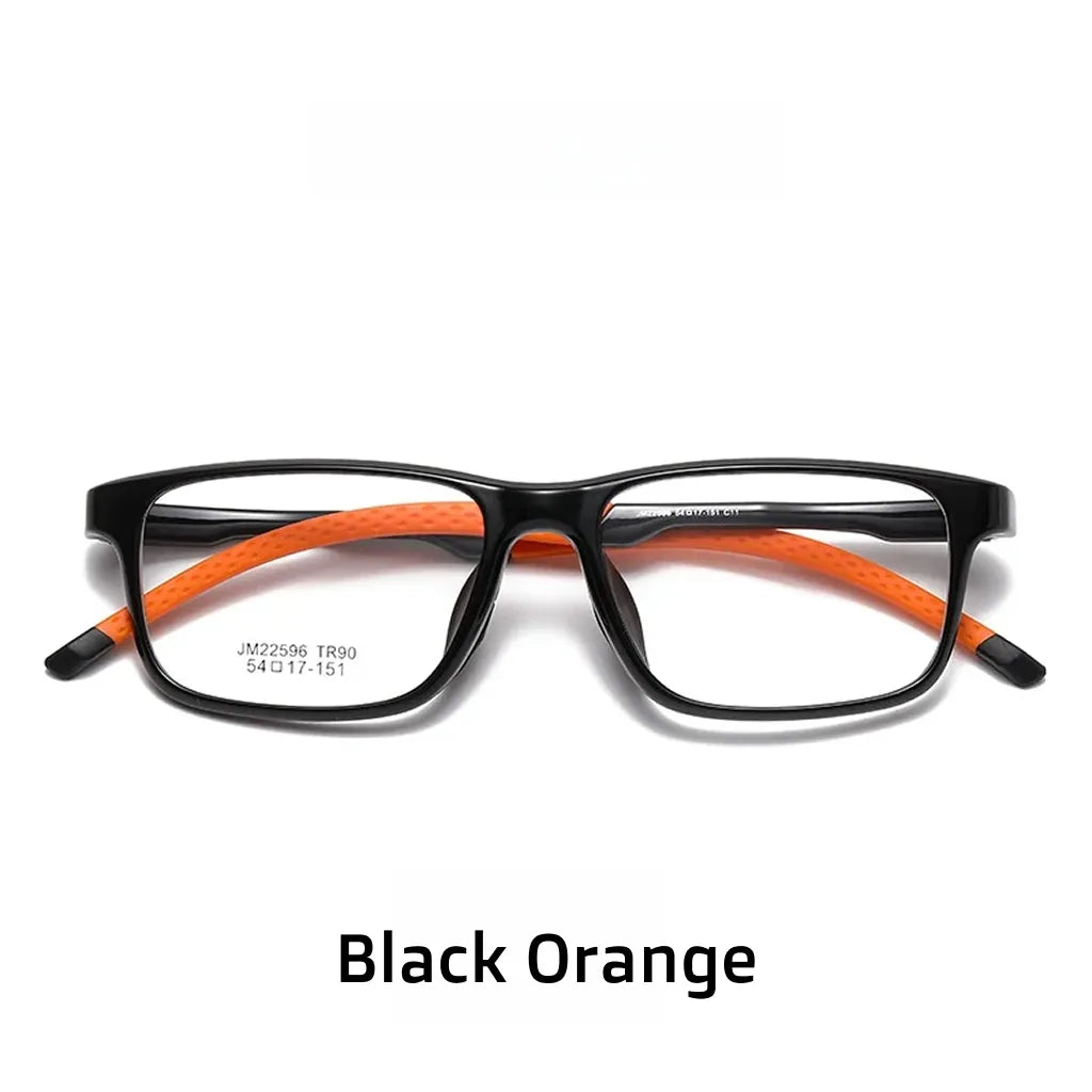 Ultra Light TR90 Retro Square Eyeglass Frame - Optical Prescription