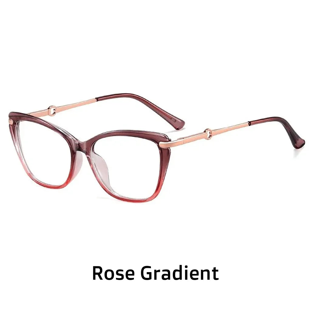 TR90 Cat Eye Anti Blue Light Glasses - Ultra Light Optical Frame