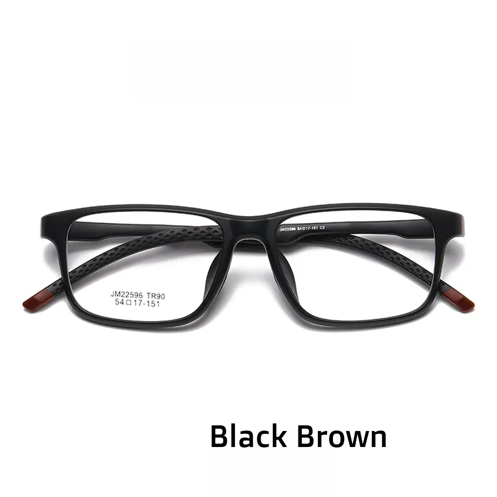 Ultra Light TR90 Retro Square Eyeglass Frame - Optical Prescription