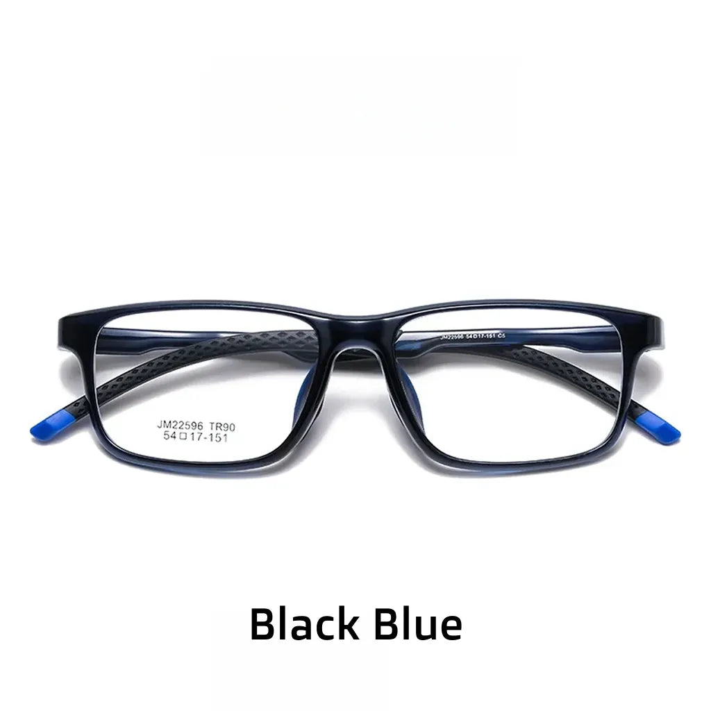 Ultra Light TR90 Retro Square Eyeglass Frame - Optical Prescription