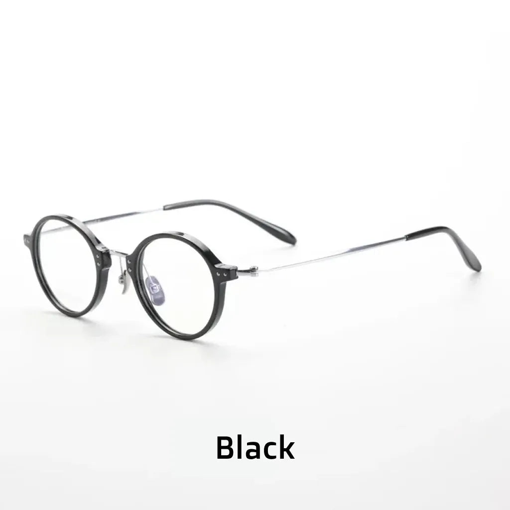 Montures de Lunettes Rondes Rétro Anti-Lumière Bleue - Lunettes de Vue Optiques Unisexes M2316