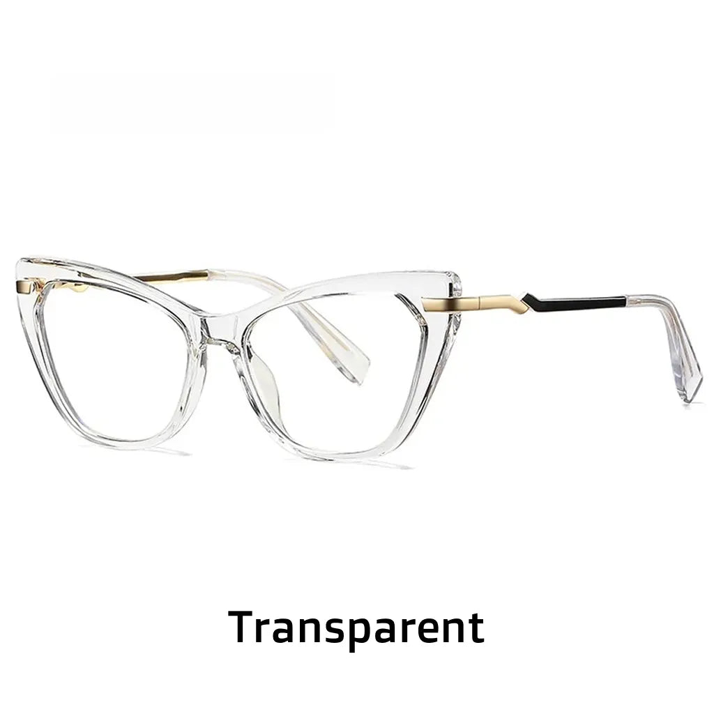 TR90 Retro Cat Eye Glasses - Anti Blue Light Prescription Frame