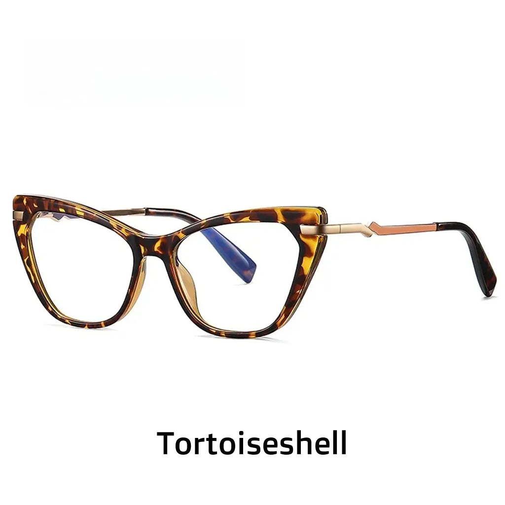 TR90 Retro Cat Eye Glasses - Anti Blue Light Prescription Frame