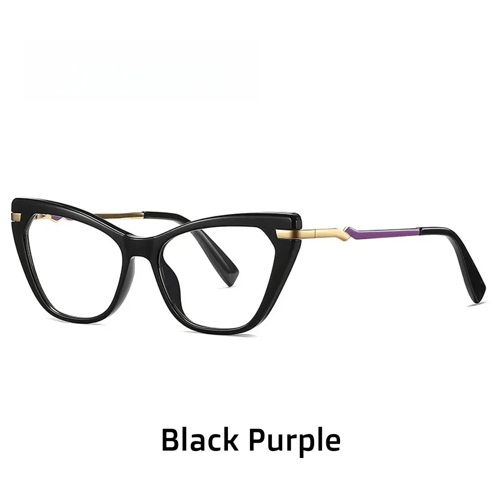 TR90 Retro Cat Eye Glasses - Anti Blue Light Prescription Frame