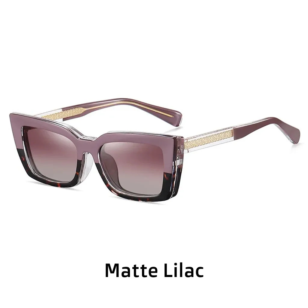 Ultra Light Square Magnetic Eyeglass Frame for Women