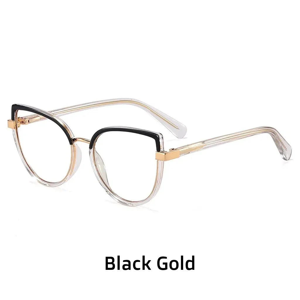 TR90 Cat Eye Glasses Frame - Anti-Blue Light Optical