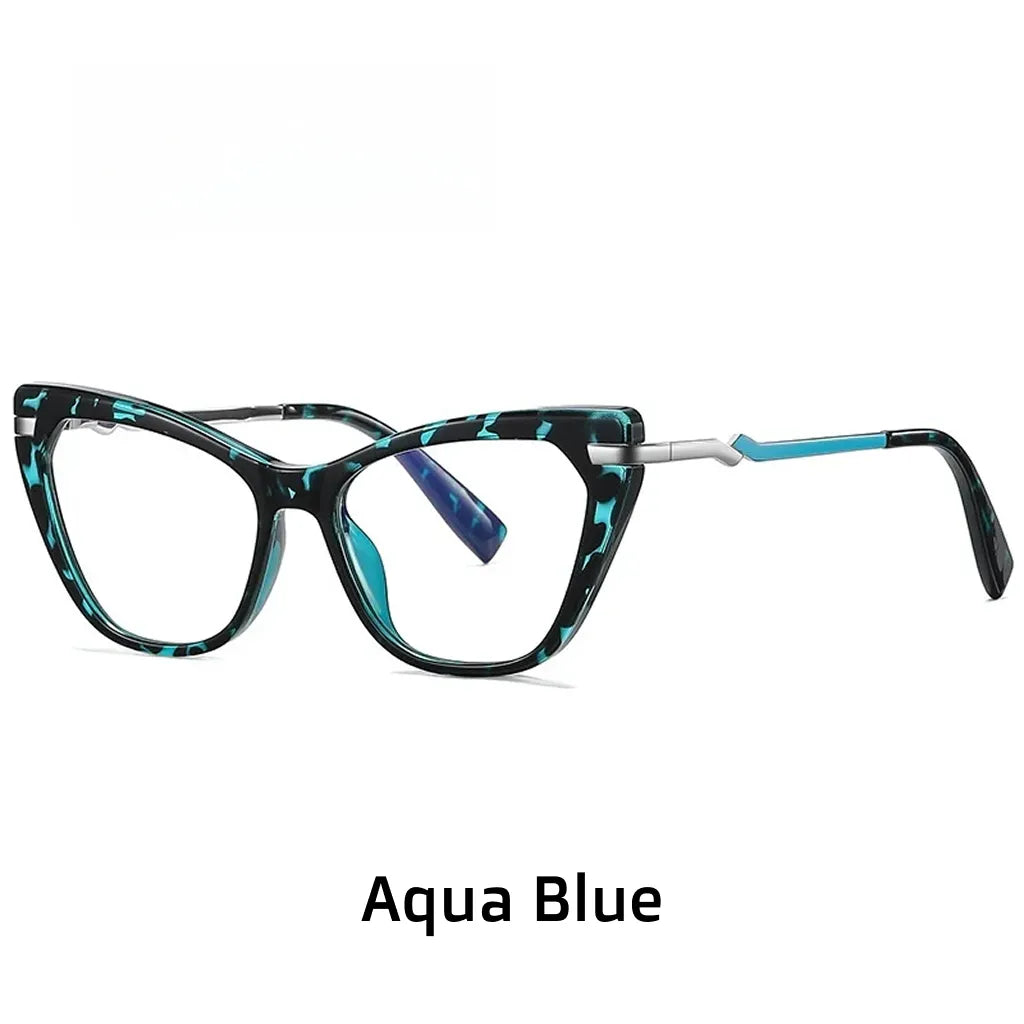 TR90 Retro Cat Eye Glasses - Anti Blue Light Prescription Frame