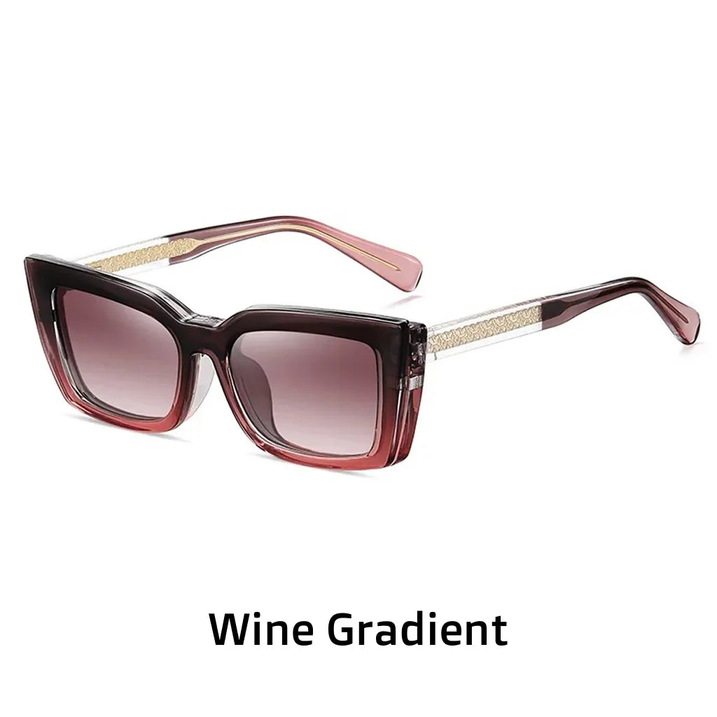 Ultra Light Square Magnetic Eyeglass Frame for Women
