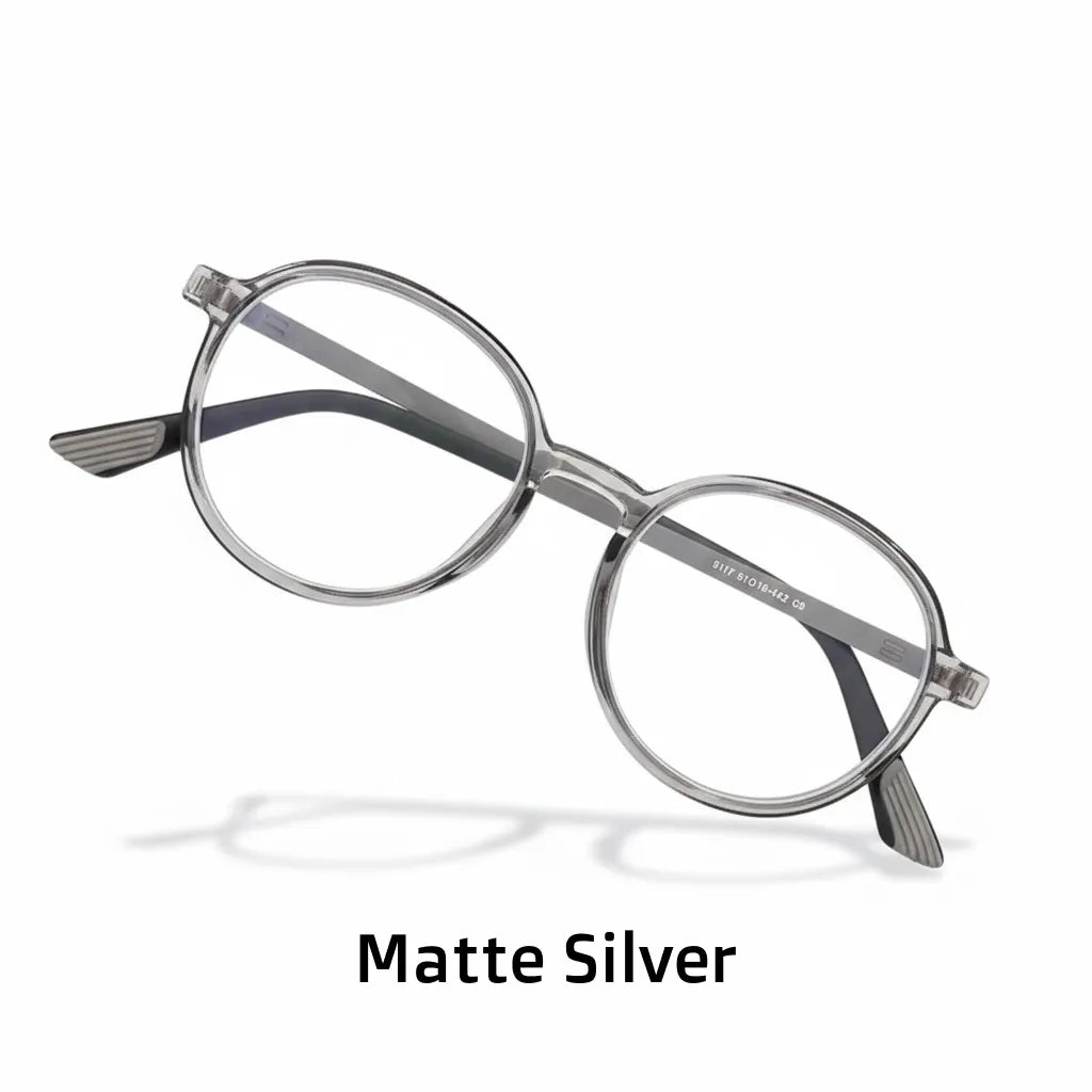 Ultra-Light Titanium Round Glasses Frame