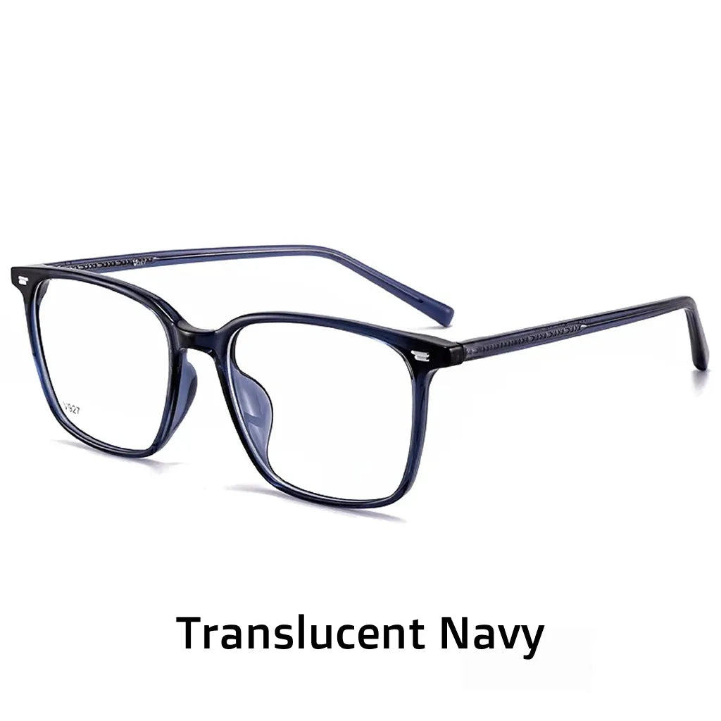 Square Metal Eyeglass Frames - Unisex Optical Prescription Glasses