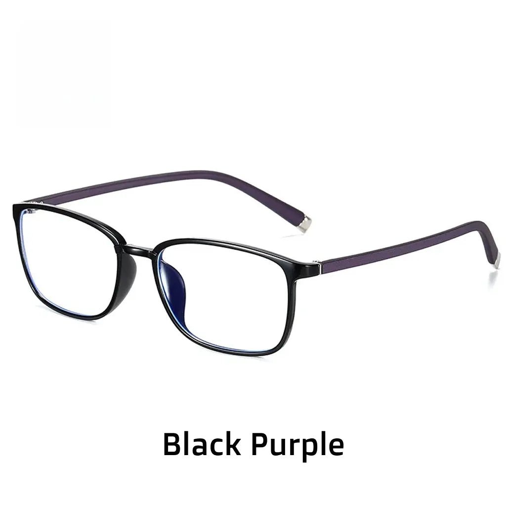 TR90 Anti-Blue Light Optical Glasses Frame - Retro Box Style