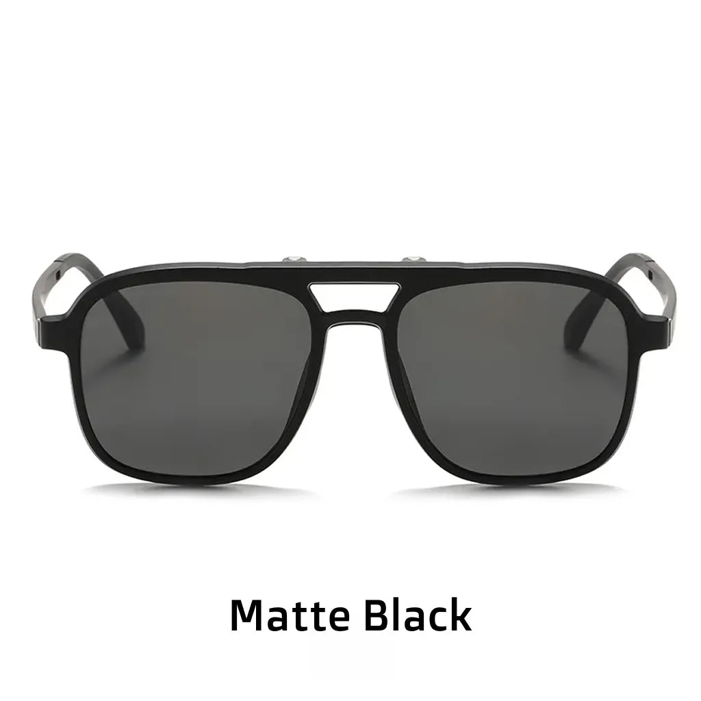 Magnetic 2-in-1 Prescription Glasses with Clip-On Sunglasses