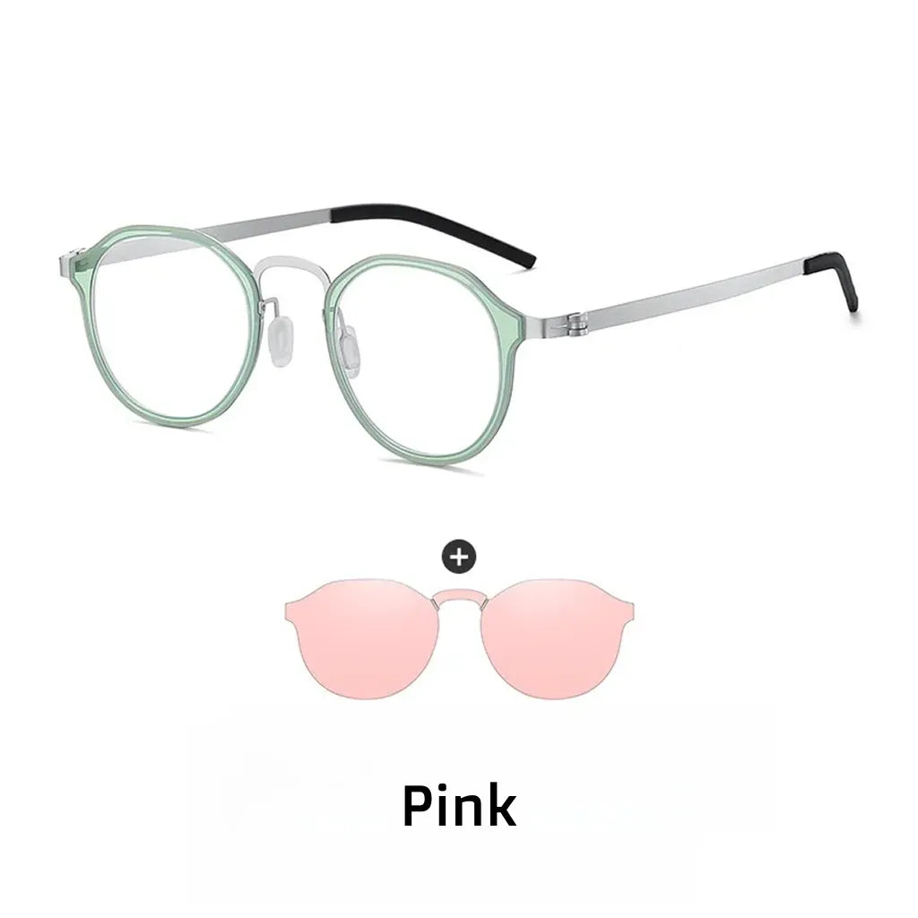 Magnetic Polarized Prescription Glasses with Anti-Blue Light