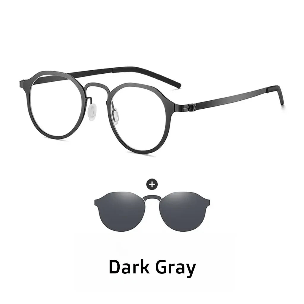 Magnetic Polarized Prescription Glasses with Anti-Blue Light