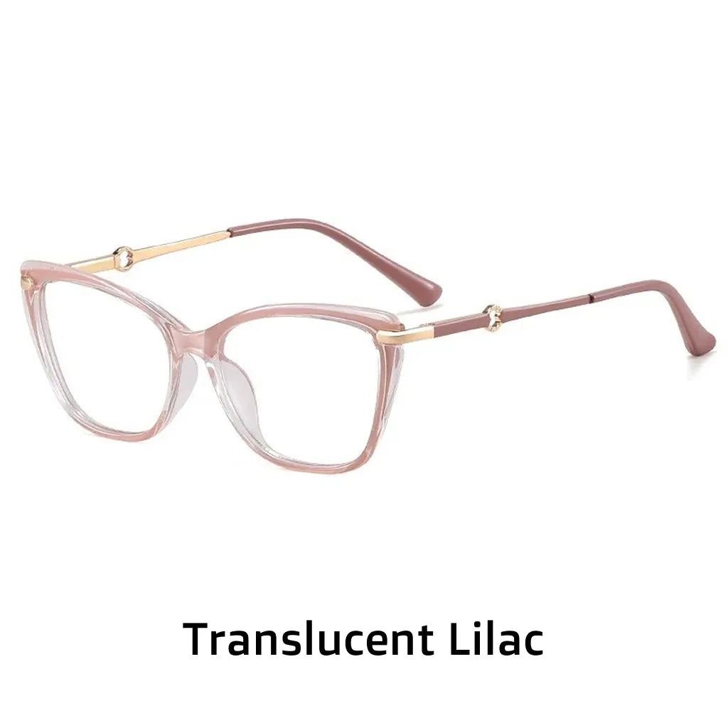 TR90 Cat Eye Anti Blue Light Glasses - Ultra Light Optical Frame