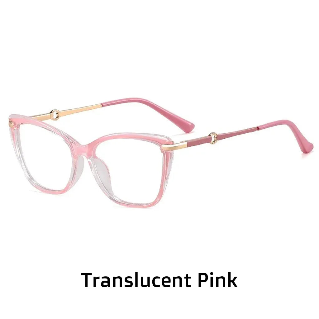 TR90 Cat Eye Anti Blue Light Glasses - Ultra Light Optical Frame