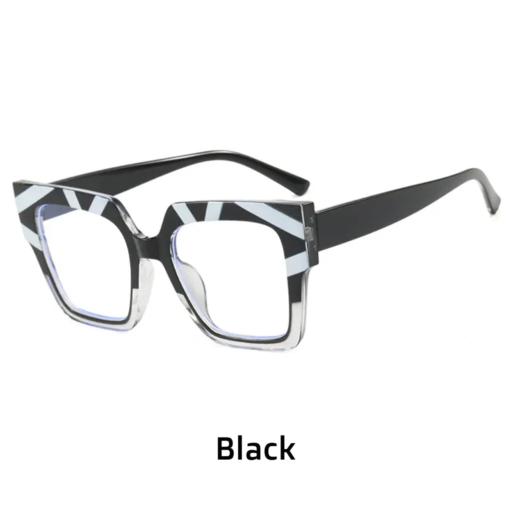 Large Frame Cat Eye Anti-Blue Light Glasses for Women