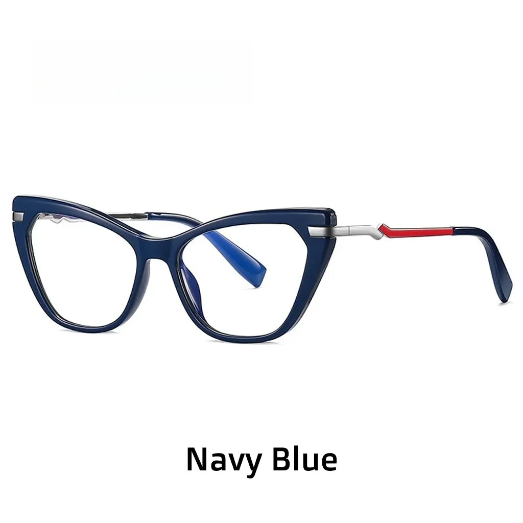 TR90 Retro Cat Eye Glasses - Anti Blue Light Prescription Frame