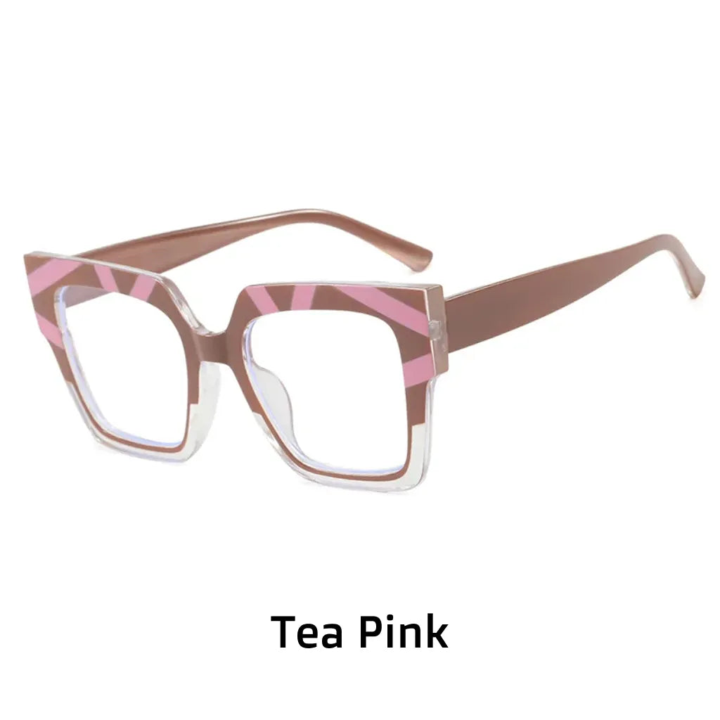 Large Frame Cat Eye Anti-Blue Light Glasses for Women