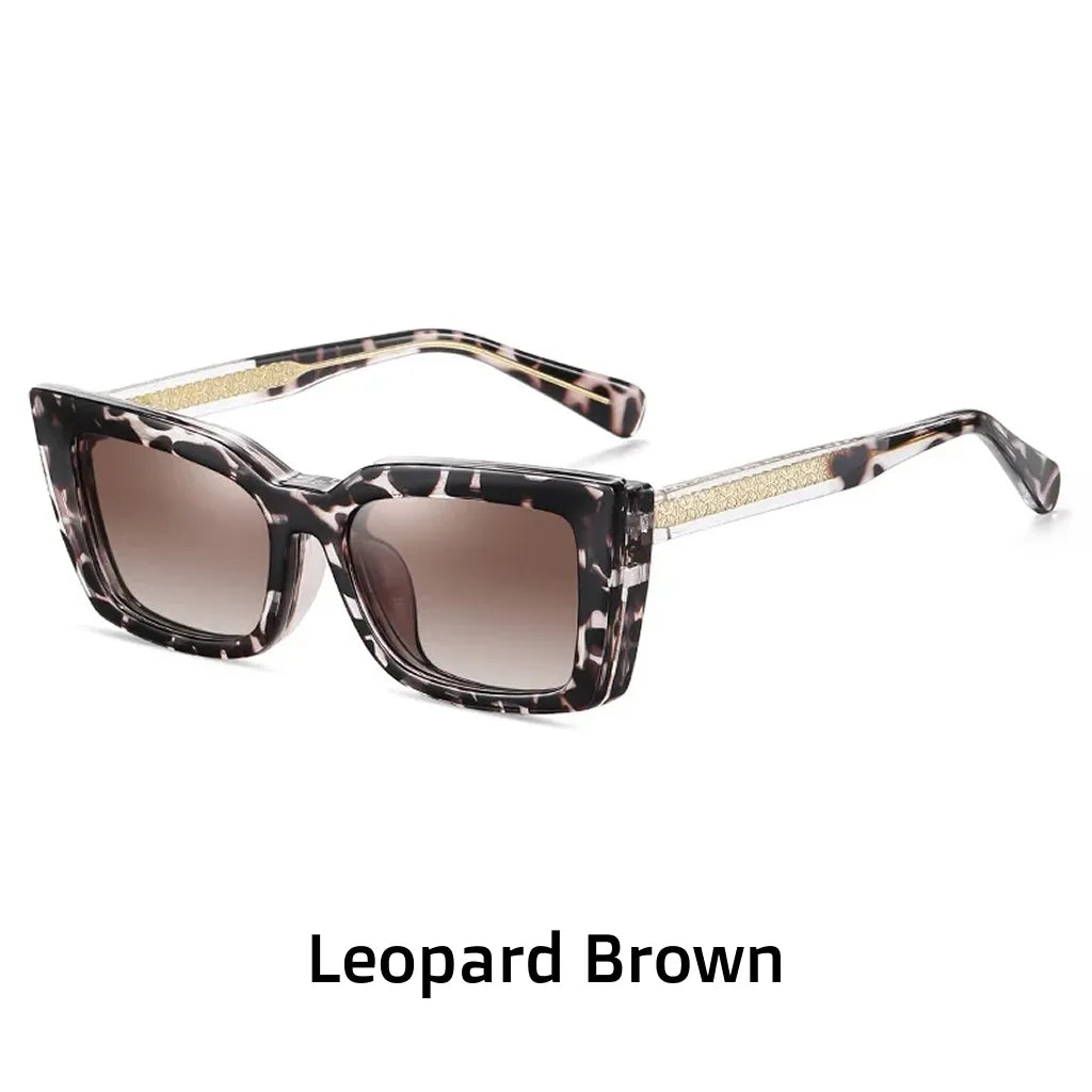 Ultra Light Square Magnetic Eyeglass Frame for Women