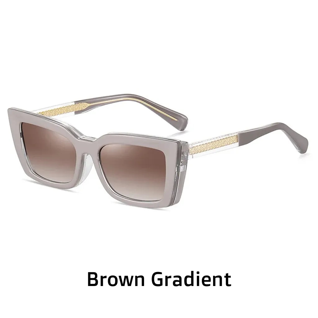 Ultra Light Square Magnetic Eyeglass Frame for Women