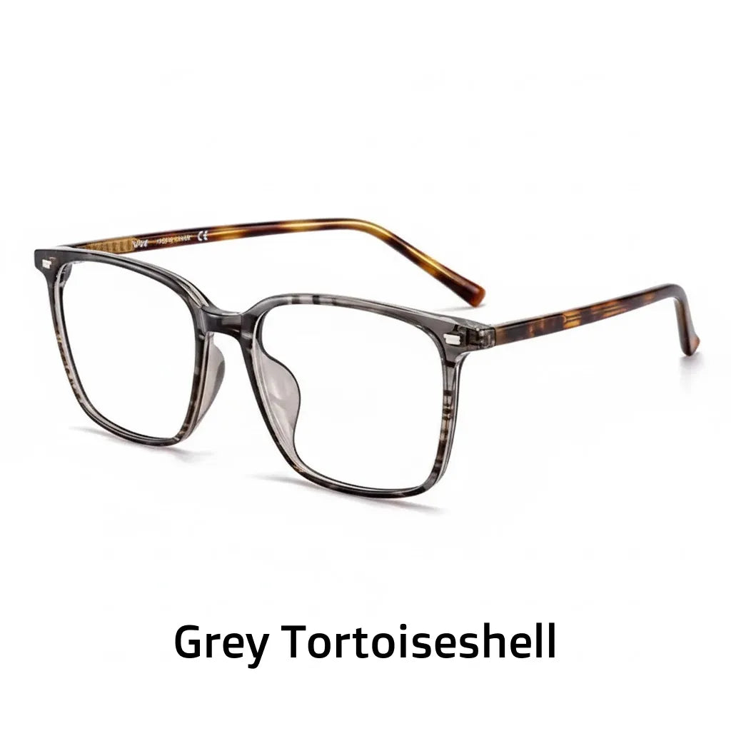 Square Metal Eyeglass Frames - Unisex Optical Prescription Glasses