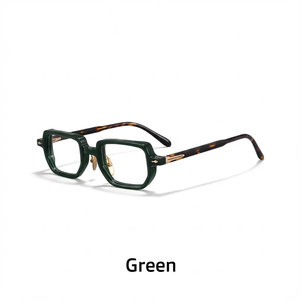 Retro Square Optical Eyeglass Frame - Unisex Prescription Glasses