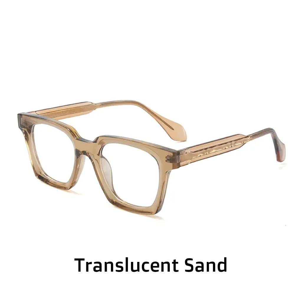 TR Polygon Optical Glasses Frame - Unisex Retro Prescription Eyewear