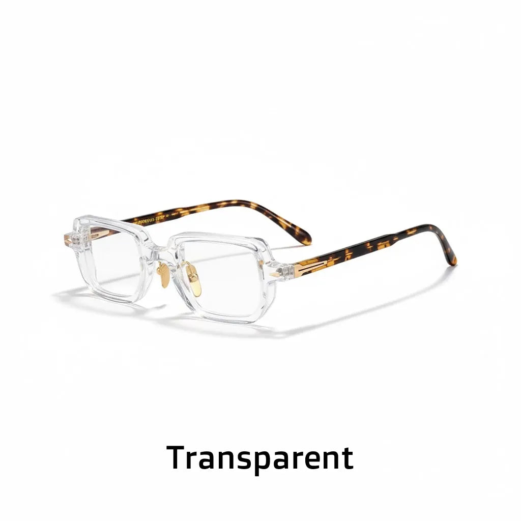 Retro Square Optical Eyeglass Frame - Unisex Prescription Glasses
