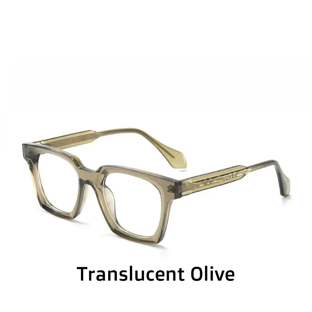 TR Polygon Optical Glasses Frame - Unisex Retro Prescription Eyewear
