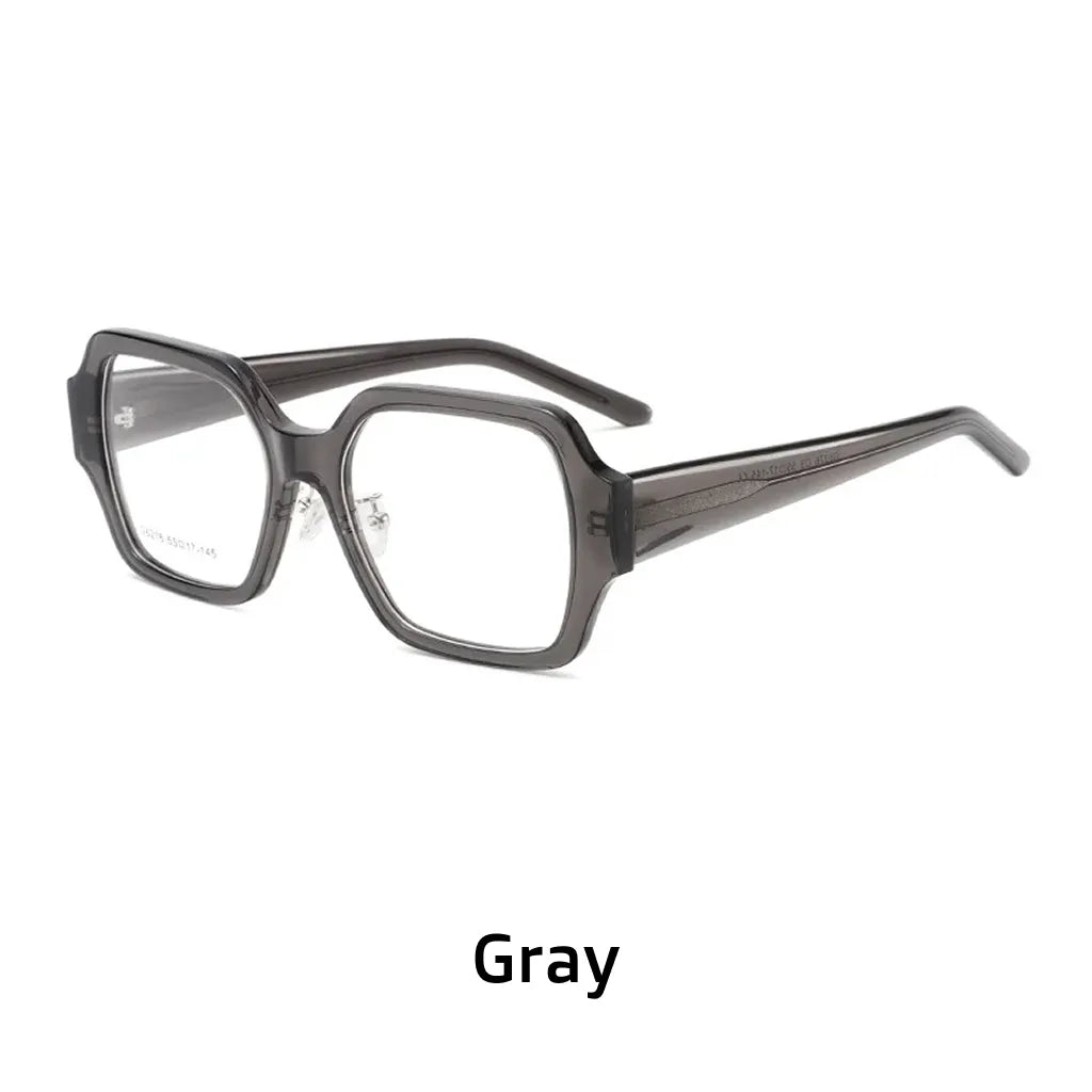 Retro Polygonal Optical Glasses Frame - Large Unisex Eyewear